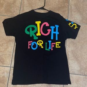 Rich for life shirt Denim/ Size Small.